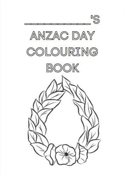 anzac day colouring in templates